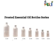 Glass Frosted Oil Bottle