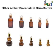 Amber Oil Glass Bottle